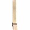 Ekena Millwork Bellingham Rough Sawn Timber Gable Bracket, Douglas Fir, 96"W x 48"H x 6"D x 6"F, 12/12 Pitch GBW096X48X0606BEL00RDF - alternate 2